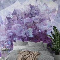 Gemstone-inspired mural wallpaper

