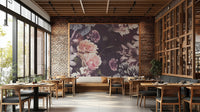 Vintage floral wallpaper for walls

