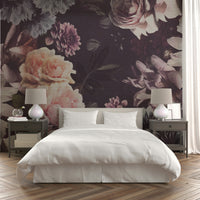 Gentle flower pattern for interiors


