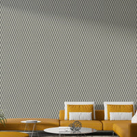 Hexagon pattern wallpaper in sleek grey tones


