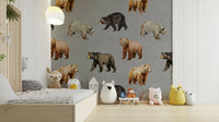 Mural wallpaper for nursery or playroom

