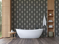 Delicate floral wallpaper for serene interiors

