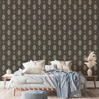 Elegant bloom wallpaper with a matte finish look

