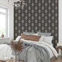 Romantic chalky floral wallpaper for bedrooms

