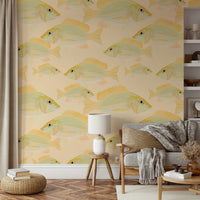 Gentle sea animal wall mural

