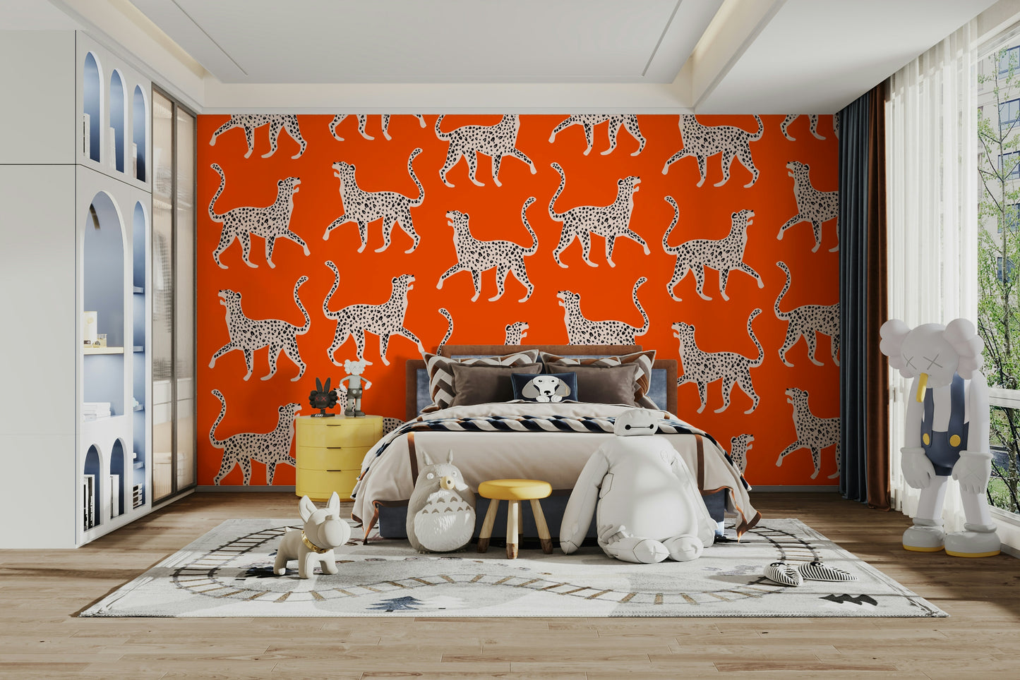 Wallpaper for walls with fierce style

