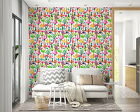 Fun wallpaper for kids’ bedroom walls

