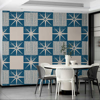 Mid century modern starburst wallpaper

