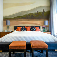 Warm earthy tones desert wallpaper for walls

