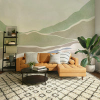 Wall mural featuring calm natural hills

