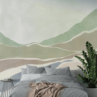 Durable wallpaper for walls with nature art

