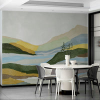 Durable wallpaper for walls with nature design

