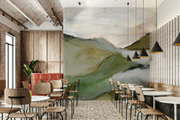 Durable wallpaper for walls with calming design

