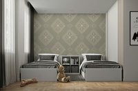 Durable wallpaper for walls with artistic pattern

