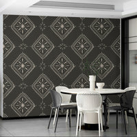 Easy-install charcoal chic diamonds wallpaper

