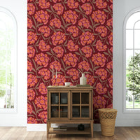 Durable wallpaper for walls with elegant blooms

