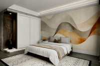 Wall mural featuring gentle sand dunes


