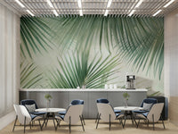 Durable wallpaper for walls with lush greenery


