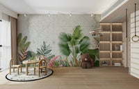 Classic botanical design with a vintage touch on walls

