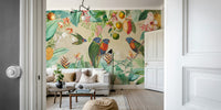 Classic tropical jungle mural for a bold room makeover.

