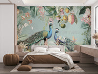 Island scene vintage wall mural

