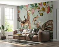 Wild rainforest mural for walls

