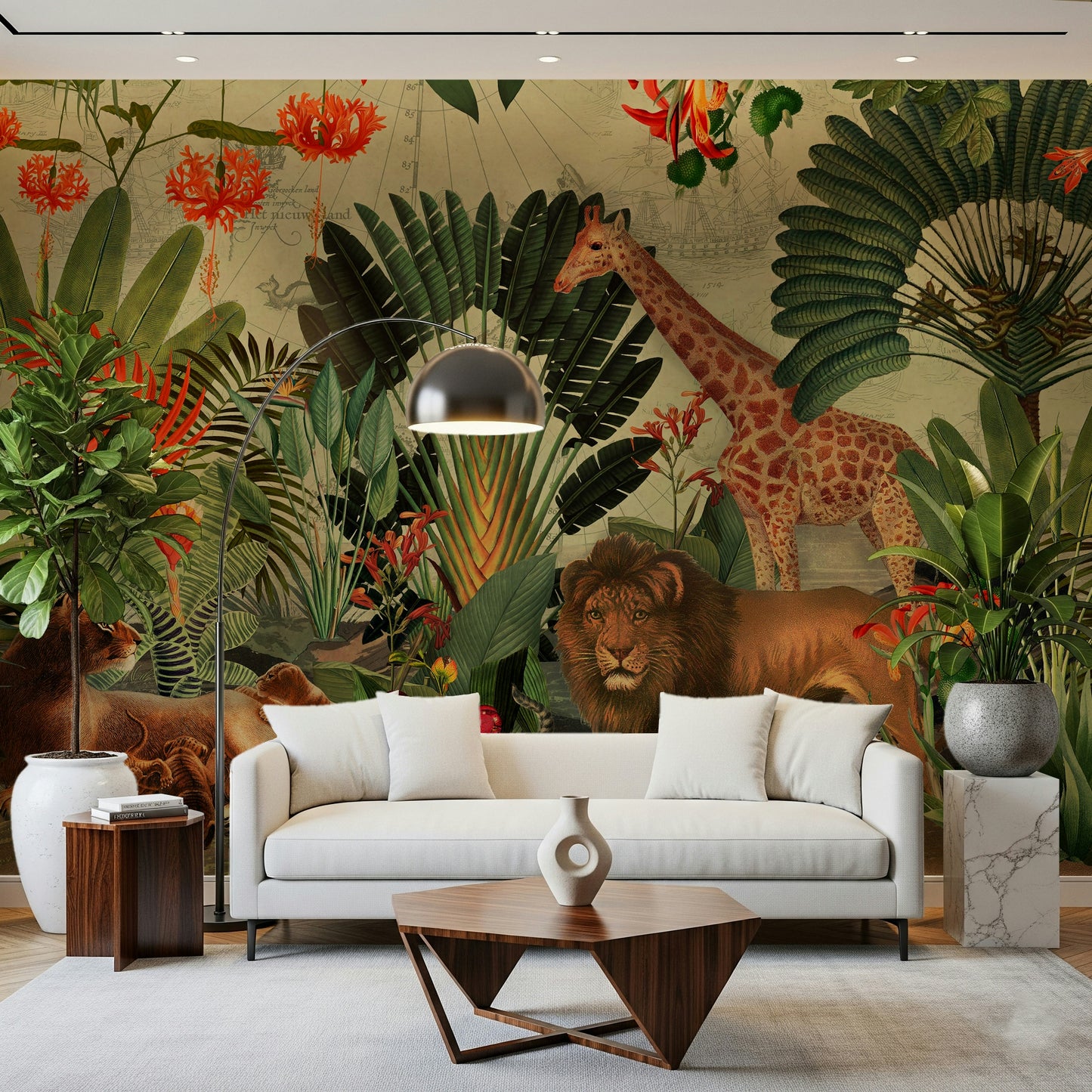 Vintage Explorer's Dream Wall Mural