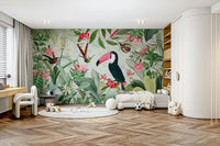 Vintage-inspired exotic Eden wall art for rooms