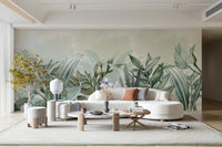 Serene garden wall mural perfect for relaxation.

