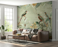 Classic tropical voyage wallpaper for walls.

