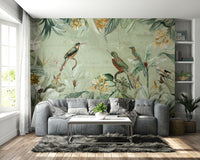 Lush tropical greenery wall art for rooms.

