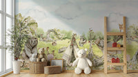 Whispers of the Woodland Mural perfect for homes

