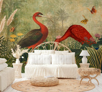 Hidden Oasis mural showcasing a serene water pool.

