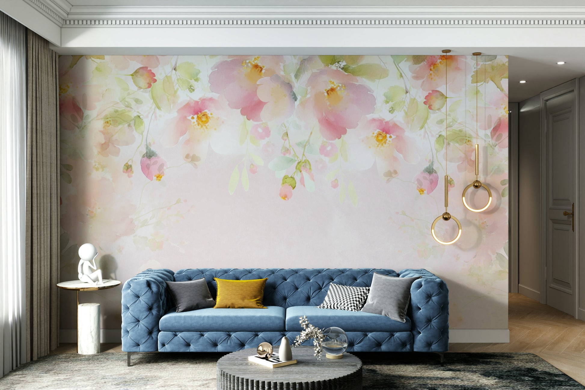 Transform your space with a stunning Pink Paradise Mural