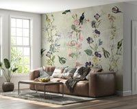Scenic garden escape mural perfect for cozy spaces

