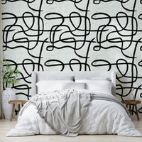 Simple geometric wallpaper inspired by Japan and Scandinavia

