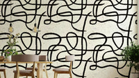 Modern minimal wallpaper with Japanese and Nordic influence

