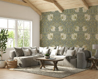 Classic William Morris Pimpernel 4 wallpaper texture

