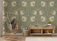 Vintage style Pimpernel 4 wallpaper by William Morris