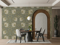 Decorative Pimpernel 4 wallpaper with intricate flowers

