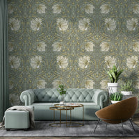 William Morris Pimpernel 4 wallpaper with floral design