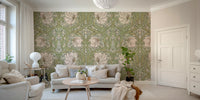 Botanical wallpaper pattern Pimpernel 5 by William Morris