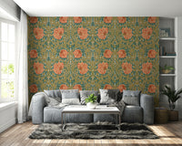 Elegant floral motif on Pimpernel 6 wallpaper

