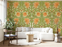Intricate flower motifs on Pimpernel 11 wallpaper

