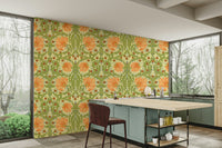 Traditional William Morris Pimpernel 11 wallpaper texture

