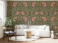 Vintage-style Pimpernel wallpaper number 7 by William Morris

