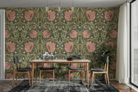 Decorative floral wallpaper Pimpernel 7 by William Morris

