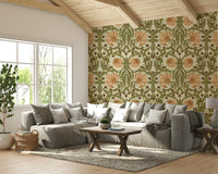 Vintage style Pimpernel wallpaper by William Morris 12

