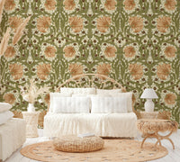 Detailed leaf and flower design on Pimpernel 12 wallpaper

