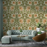 Classic floral wallpaper by William Morris Pimpernel 12

